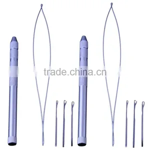 Wig Pulling Needle Threader, Micro Rings Hair Extension Loop Pulling Needle thumbnail-2