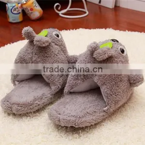 Wholesale Price Totoro Plush Slippers Winter Slippers thumbnail-2