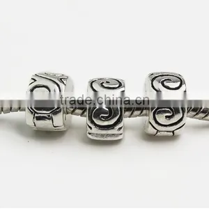 2015 Mixed and Mingle Silver Antique Clip Lock Spacer Stopper Bead f/ European Charm Bracelet thumbnail-4