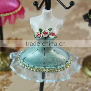 Girl Dress Jewelry Earring Necklace Display Stand,Ring Bracelet Jewelry Holder Organizer thumbnail-3