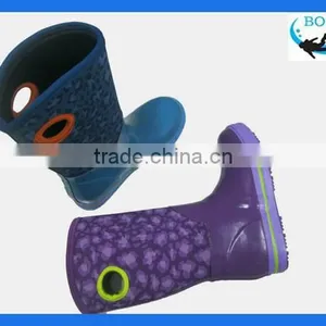 Neoprene Kids Warm Funky Cheap Boot Rain Boots thumbnail-1