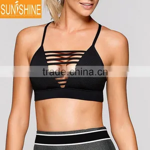 2017 New Design Yoga Fitness Tops Women Workout Sexy Active Yoga Sports Bra thumbnail-1