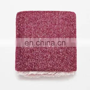 Ladies Winter Warm Scarf Zigzag Twill Long Cashmere Scarf thumbnail-3