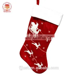 2017 Hot Sale Cotton Patches Children'S Christmas Stockings thumbnail-1