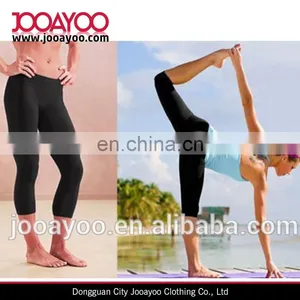 New Womens Plain Black Sports Skins Tights Gym Yoga Pants thumbnail-1