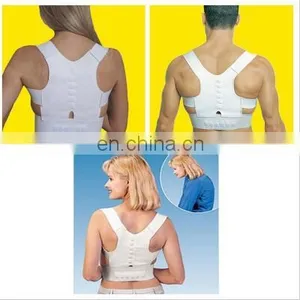 Medical Back Brace Corset Back Orthopedic Posture Correction Shoulder Magnetic Upper Back Pain Relief Health Belt thumbnail-1