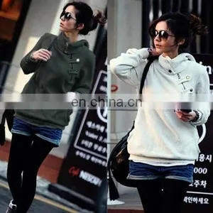 Fashion Women Long Sleeve Hoodie Sweatshirt Casual Hooded Coat Pullover Sweater thumbnail-2