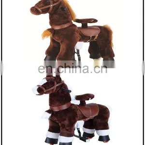 HI CE Hot Sale Mechanical Animal ,ride on Horse Toy Pony on Wheels thumbnail-2