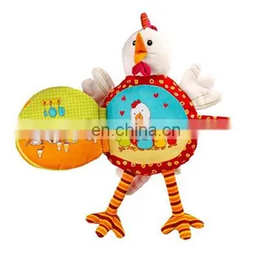 Plush Materails Cock Shape Baby Plush Book thumbnail-1