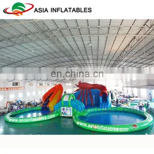 High Quality Inflatable Lobster Water Park On Land , Inflatable Pool Slide For Sale thumbnail-1