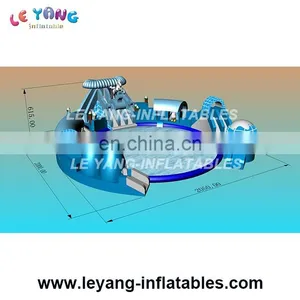 Commercial Grade Frozen Design With Round Swimming Pool With Slides for Kids thumbnail-2