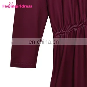 Free Shipping Red Blank Soft Plus Size Kimono Mini Women Dress thumbnail-3