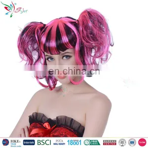 Styler Brand 100% Polyester Party Curly Hair Wig Wholesale Cheap Make Doll Wig thumbnail-2