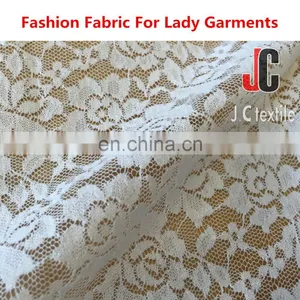 AL8066 Shaoxing JC Polyester Spandex Lace Wholesale African French Lace Fabric thumbnail-1