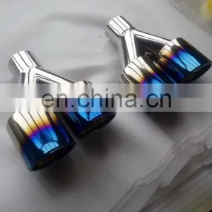 Colorful Stainless Steel Exhaust Rainbow Muffler Tail Pipe for Car. thumbnail-4