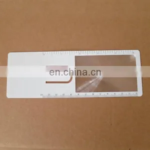 16cm Fish Measurer Magnifier Ruler With Clip thumbnail-1