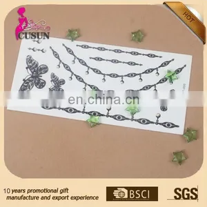 Custom Body Jewelry Temporary Tattoo thumbnail-1