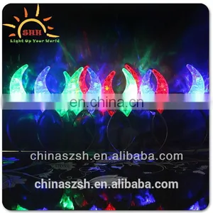 Best Sale Cheap Led Flashing Hairband/LED Ox Horn Hair Band With High Quality/LED Hairband for Party and Events Supplies thumbnail-1