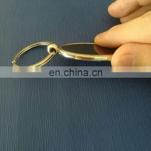 Metal Oval Key Chain With Logo in Epxoy thumbnail-3