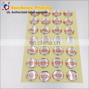 Custom 3D Epoxy Resin 3d Label Domed Sticker thumbnail-1