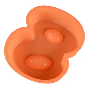 Free Sample Food Grade Heat Resistant Nontoxic Silicone Cake Mold Baking Mousse Pudding Mold Tool Figure 8 thumbnail-5