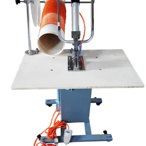 Fruit Mesh Bag Use Pneumatic Semi-auto Double Clipping Machine thumbnail-2