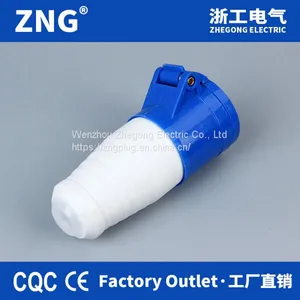 3 Pin 240v 16 Amp Industrial Power Connector, Industrial Mobile Socket 2p+pe 16a thumbnail-3