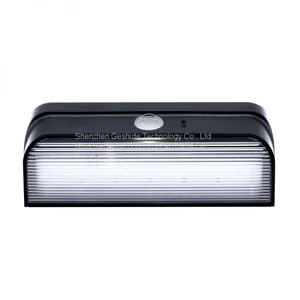 PIR Motion Sensor Wall Lamp Solar Powered IP65 Garden Using LED Outdoor Lights thumbnail-3