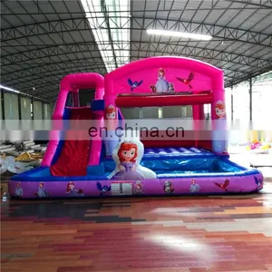Air Pop up Popular Princess Theme Kids Party Inflatables With Pool and Ocean Balls thumbnail-1