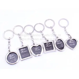 Fashion Metal Key Chains for Souvenir Gift Snap Hooks Bag Key Ring Charms Findings Couples Promotion Gifts thumbnail-1
