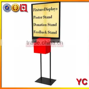 Bulletin Stand Poster Stand Donation Box Stand Ballot Collection Box Stand thumbnail-1