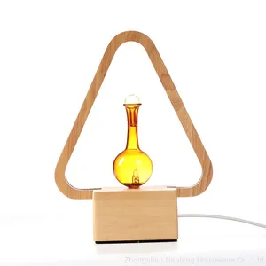 Triangle Essential Oil Aroma Diffuser With LED Table Lamp thumbnail-1
