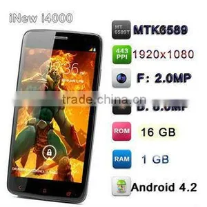 INew I4000 MT6589T 1.5ghz Quad Core Cellphone 2GB RAM 32GB ROM 5.0" IPS FHD Screen 1920x1080 Pixels 3G Smart Mobile Phone. thumbnail-2
