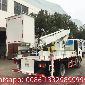 Customized SINO TRUK HOWO 4*2 RHD 16M Telescopic Aerial Working Platform Truck for Sale, thumbnail-2