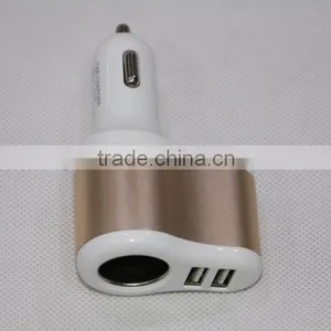 Multi Car Adapter New Design 12V Car Cigar Lighter Adapter With Two USB Output With English Retail Box thumbnail-5