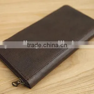 Vintage Style Cowhide Leather Cell Phone Case Wallet Men Clutch Wallet With Phone Holder thumbnail-5