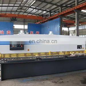 QC12Y 6X2500 Swing Beam Aluminium Iron Metal Steel Plate Sheet Cnc Hydraulic Shearing Machine Price thumbnail-4