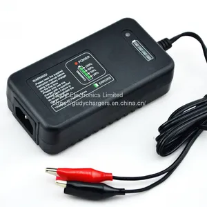 AC/DC Power Adapter 11V 3.3A 3 Cell LiFePO4 Battery Charger With Fuel Gauge thumbnail-3