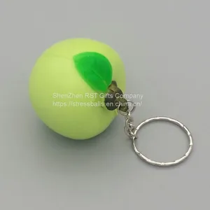 Pu Foam Apple Anti Stress Ball Keychain – Stress Relief for Sports Fans thumbnail-1