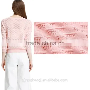 New Arrival Korean Summer Hollow Hedging Pullover Sweater Breathable Shirt With Slimming Lookings thumbnail-6