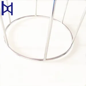 High Quality Wholesales Stainless Steel Woven Mesh Basket With Handle For Goods Storage thumbnail-1