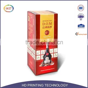 New Design Plain Cheap Paper Box Wanli Print for Wine thumbnail-1