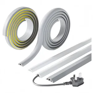 Self-adhesive PVC Arc Semicircle Mini Trunking,invisible,resistance Trampling Trunking thumbnail-4
