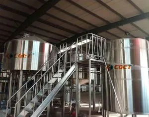 High Efficiency Craft Beer Large Scale Brewing Equipment Siemens Control System thumbnail-1
