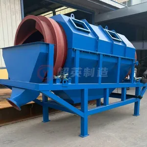 Construction Waste Screening Equipment, Shaftless Drum Screen, Furnace Slag, Silica Stone Grading and Impurity Removal Machinery thumbnail-2