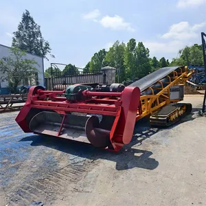 Track-type Reclaimers for Granular Materials, Gravel Scraping Conveyors, Remote-controlled Scraping and Loading Machines thumbnail-2