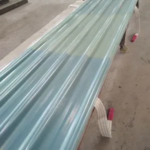 Factory Production Fiberglass Roofing Sheet Skylight Transparent Frp Daylighting Tile thumbnail-3