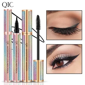 QIC Viral 4D Starry Sky Mascara & Eyeliner Set – Volumizing, Waterproof, Smudge-Proof – Wholesale Makeup thumbnail-1