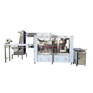 Fully Automatic 3-in-1 Filling Capping Washing Equipment for Mineral Purified Water Liquid Juice thumbnail-1