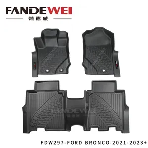Use for FORD Bronco Odorles 3D Auto Carpet Car Floor Mat Luxury Carpet Easy to Clean Anti-slip Makers Custom All Weather Zero Formaldehyde Waterproof thumbnail-3